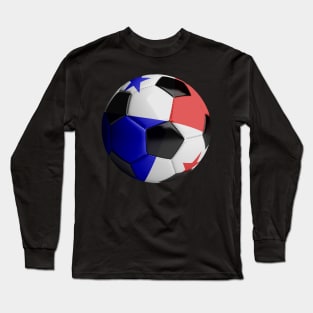 Panama Soccer Ball Long Sleeve T-Shirt